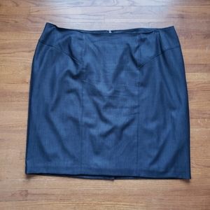 Worthington | Rinsed Denim Pencil Skirt | 22W